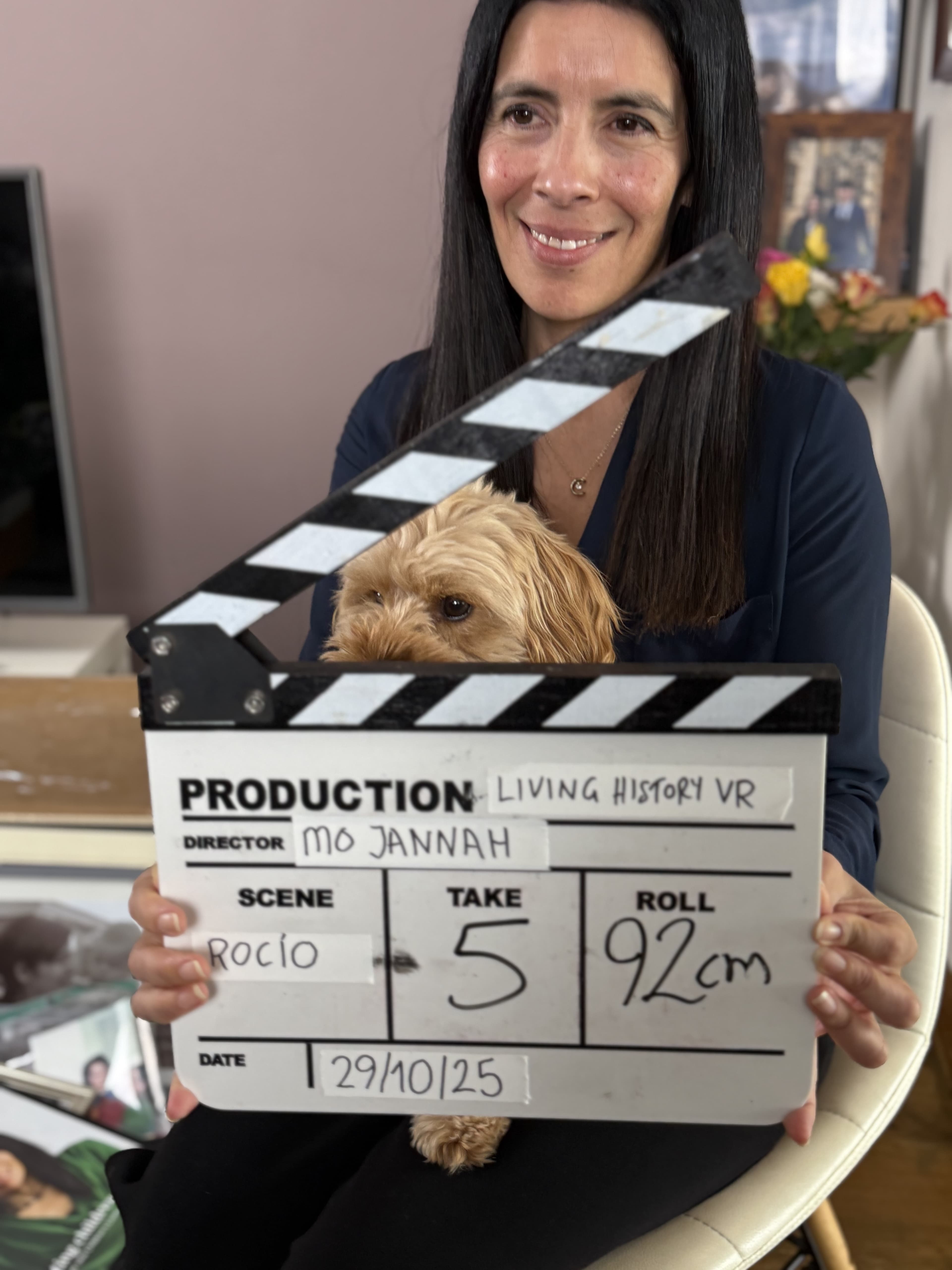 Rocio Cifuentes rolling camera